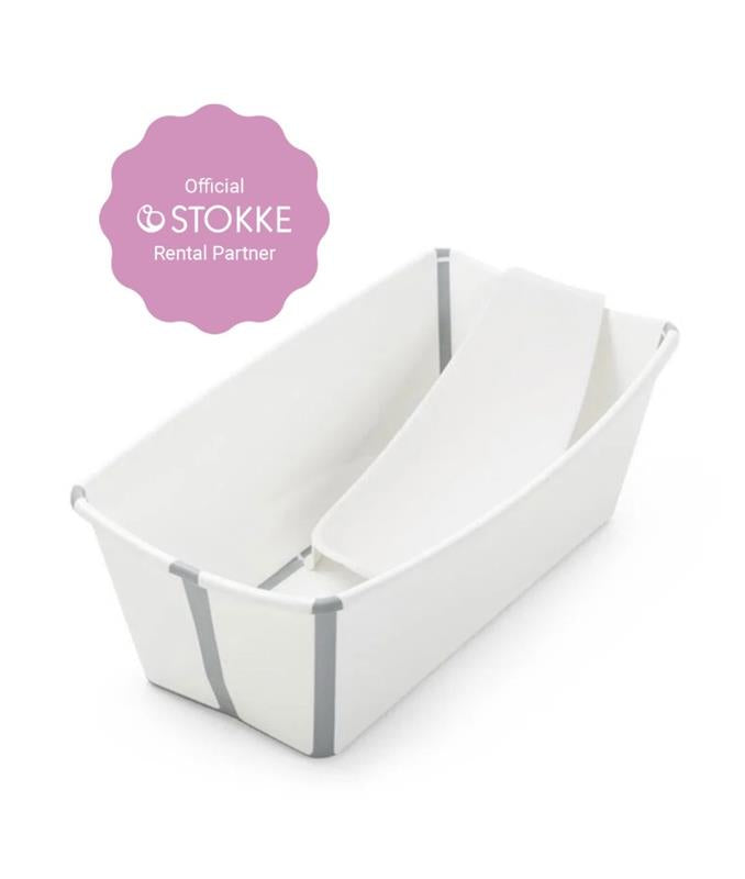 Stokke Flexi Bath Baby Bath and Flexi Bath Newborn Support Bundle