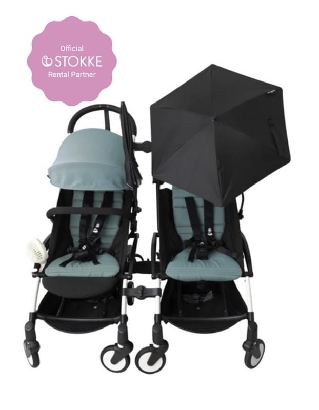 Stokke Babyzen YoYo3 Twin Setup with Connectors (Side by Side) (Long Term Hire)