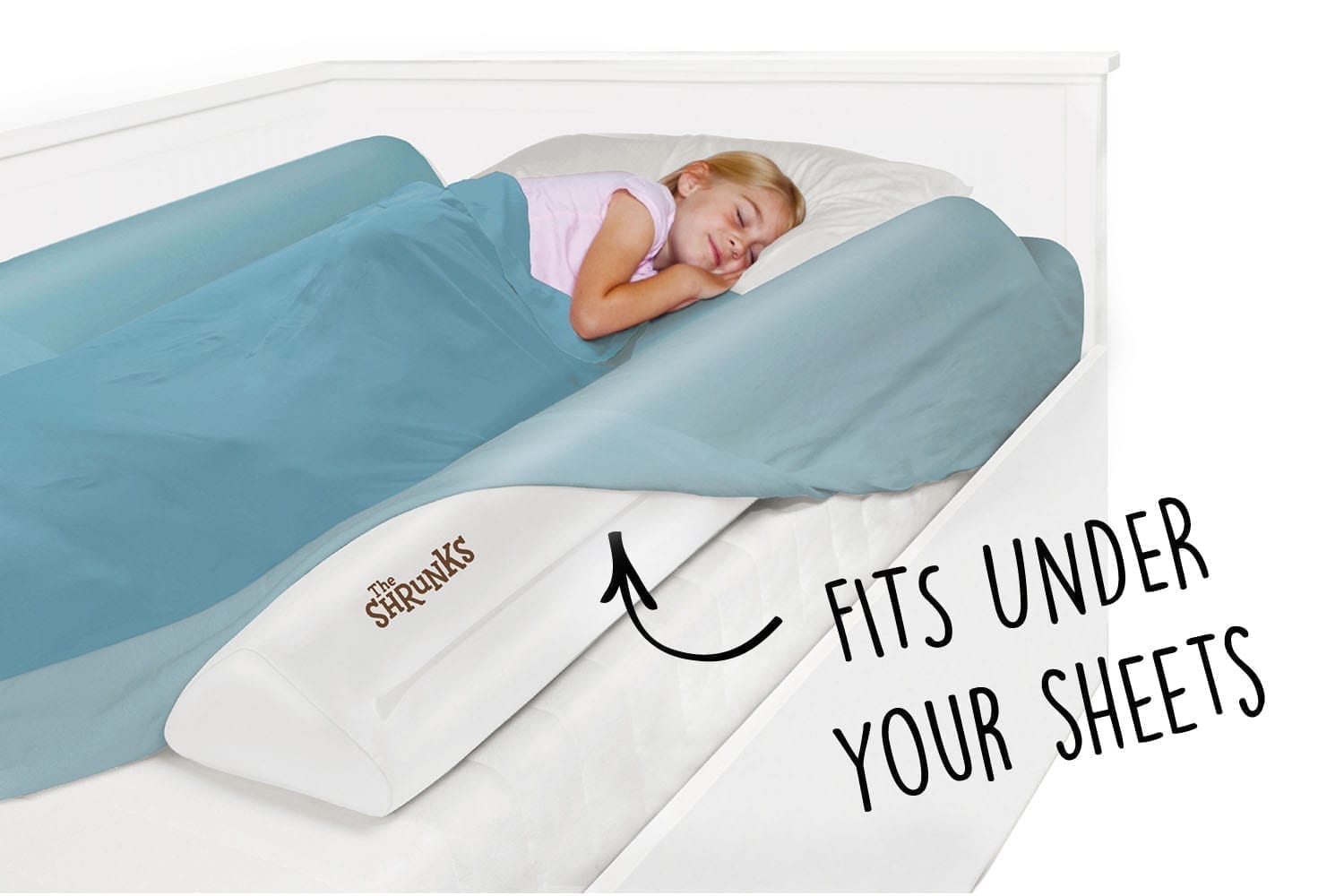 The Shrunks Sleep Security Inflatable Bed Rails, Pack of Tiny