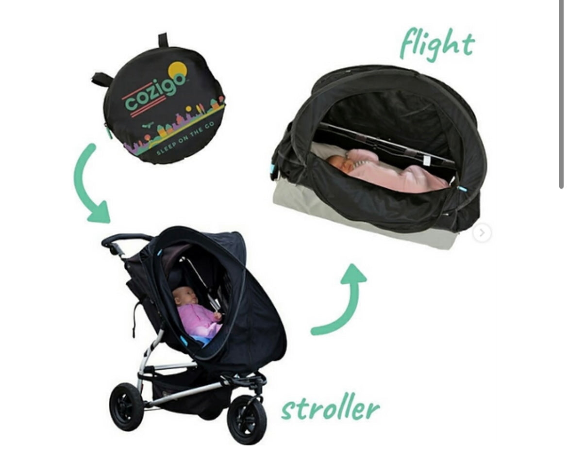 Cozigo Bassinet Cover Hire Rent Travel Sleep Aids for Kids