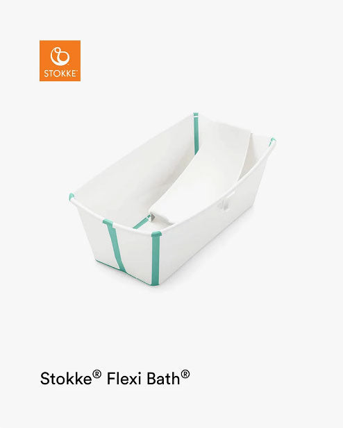 Stokke Flexi Bath Baby Bath and Flexi Bath Newborn Support Bundle