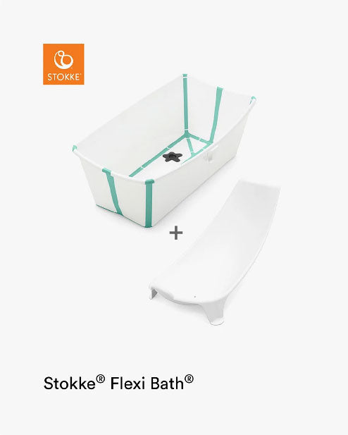 Stokke Flexi Bath Baby Bath and Flexi Bath Newborn Support Bundle